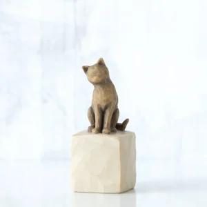 “Amo o Meu Gato” (Escuro) – Willow Tree